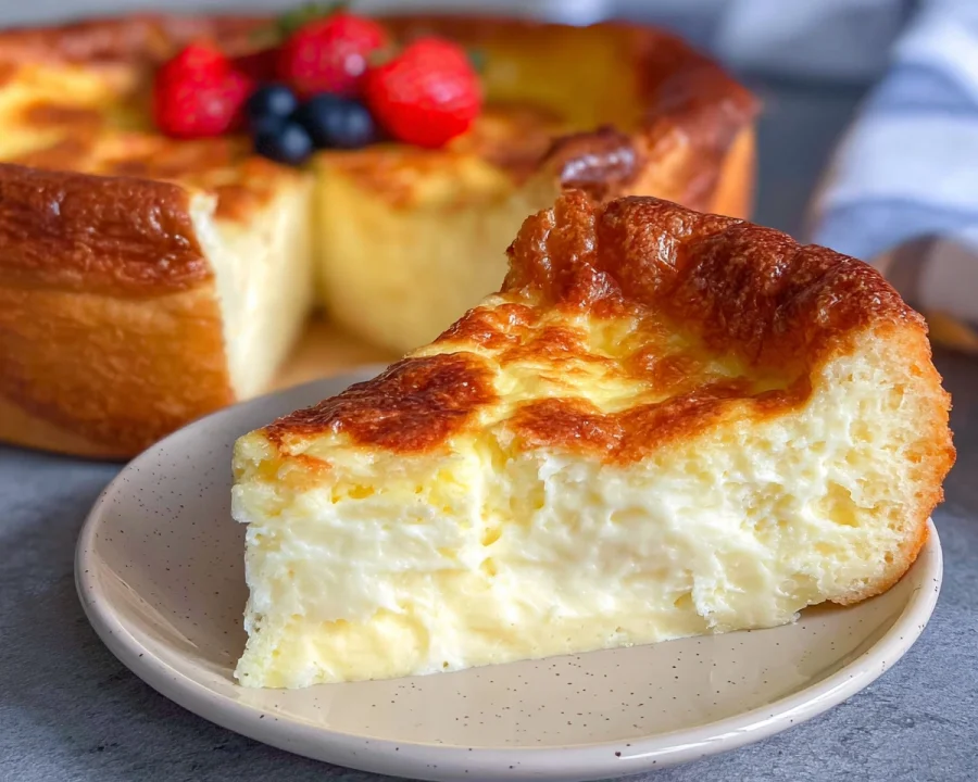 Yogurt Custard Cake: Creamy & Low-Carb Dessert