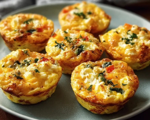 Cheesy Muffin Tin Cottage Cheese Egg Bites