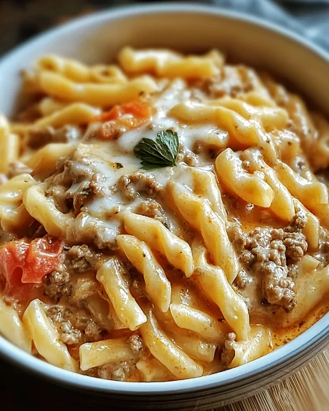 Creamy Rotel Pasta with Ground Beef: Easy Weeknight Dinner