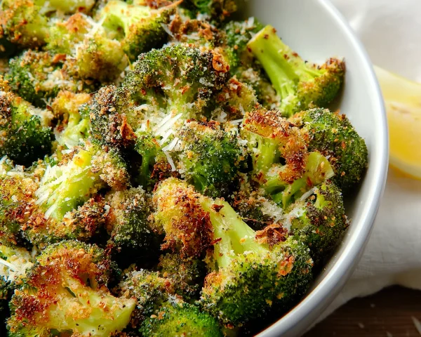 Crispy Parmesan Crusted Broccoli Florets: Quick Side
