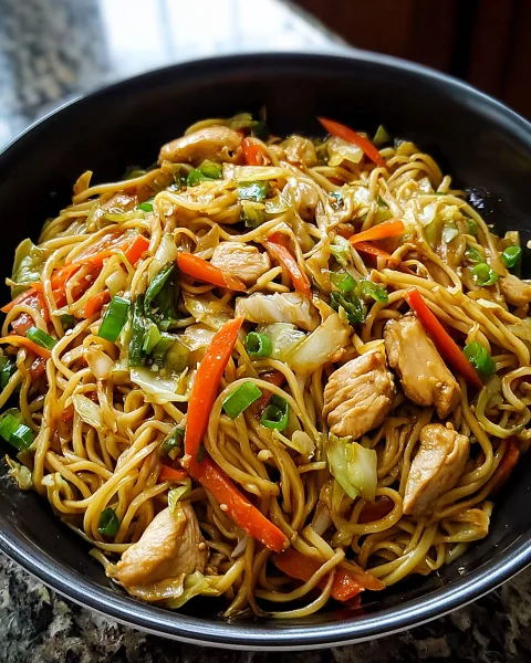 Easy Chicken Lo Mein Recipe
