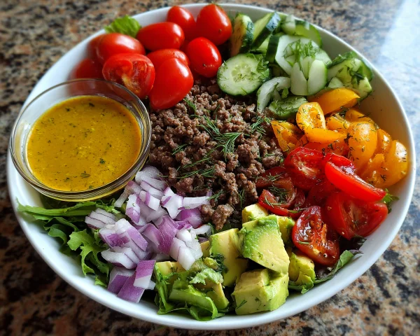 Easy Healthy Burger Bowls for Quick Dinners
