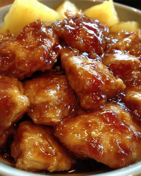 Easy Sweet Hawaiian Crock Pot Chicken