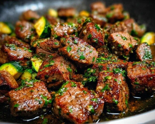 Garlic Butter Steak Bites: Quick & Low-Carb Dinner