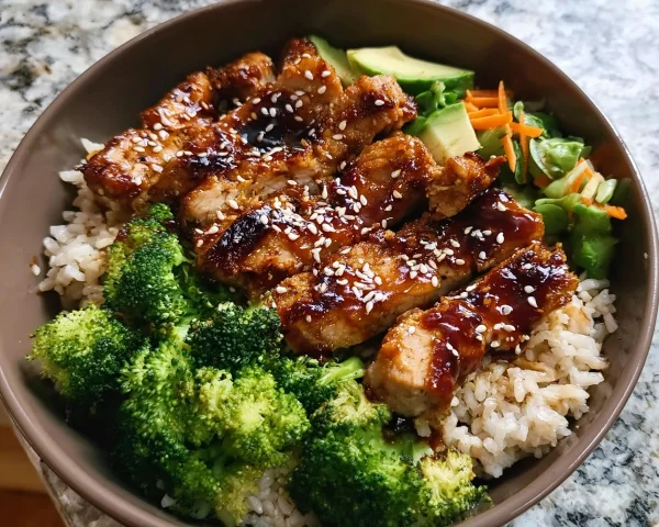 Healthy Sticky Chicken Bowls: Quick Family Dinner
