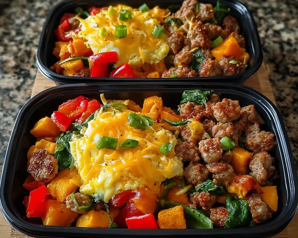 High Protein Freezer Breakfast Bowls for Busy Mornings