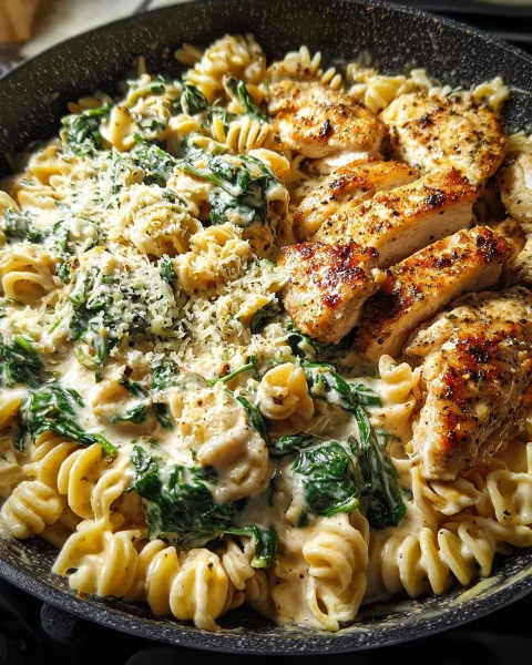 High Protein Garlic Parmesan Pasta Bowls