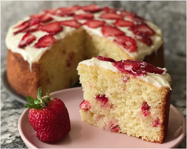 Low-Carb Strawberry Cake: Delicious & Easy Recipe