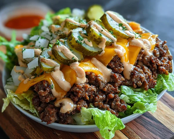 Smash Burger Bowl: Low-Carb, High-Protein Recipe