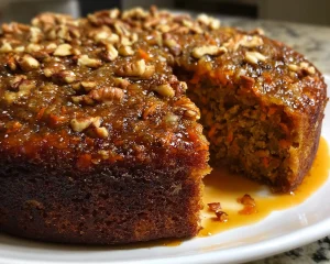 Healthy No-Flour Carrot Cake